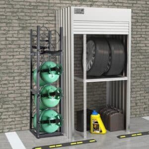 VEVOR Refrigerant Tank Rack, with 3 x 30lbs and Other 3 Small Bottle Tanks, Cylinder Tank Rack 12.79x12.99x47.12 in, Refrigerant Cylinder Rack and Holders for Freon, Gases, Oxygen, Nitrogen 8 VEVOR Refrigerant Tank Rack, with 3 x 30lbs and Other 3 Small Bottle Tanks, Cylinder Tank Rack 12.79x12.99x47.12 in, Refrigerant Cylinder Rack and Holders for Freon, Gases, Oxygen, Nitrogen | Fitness Equipment Store