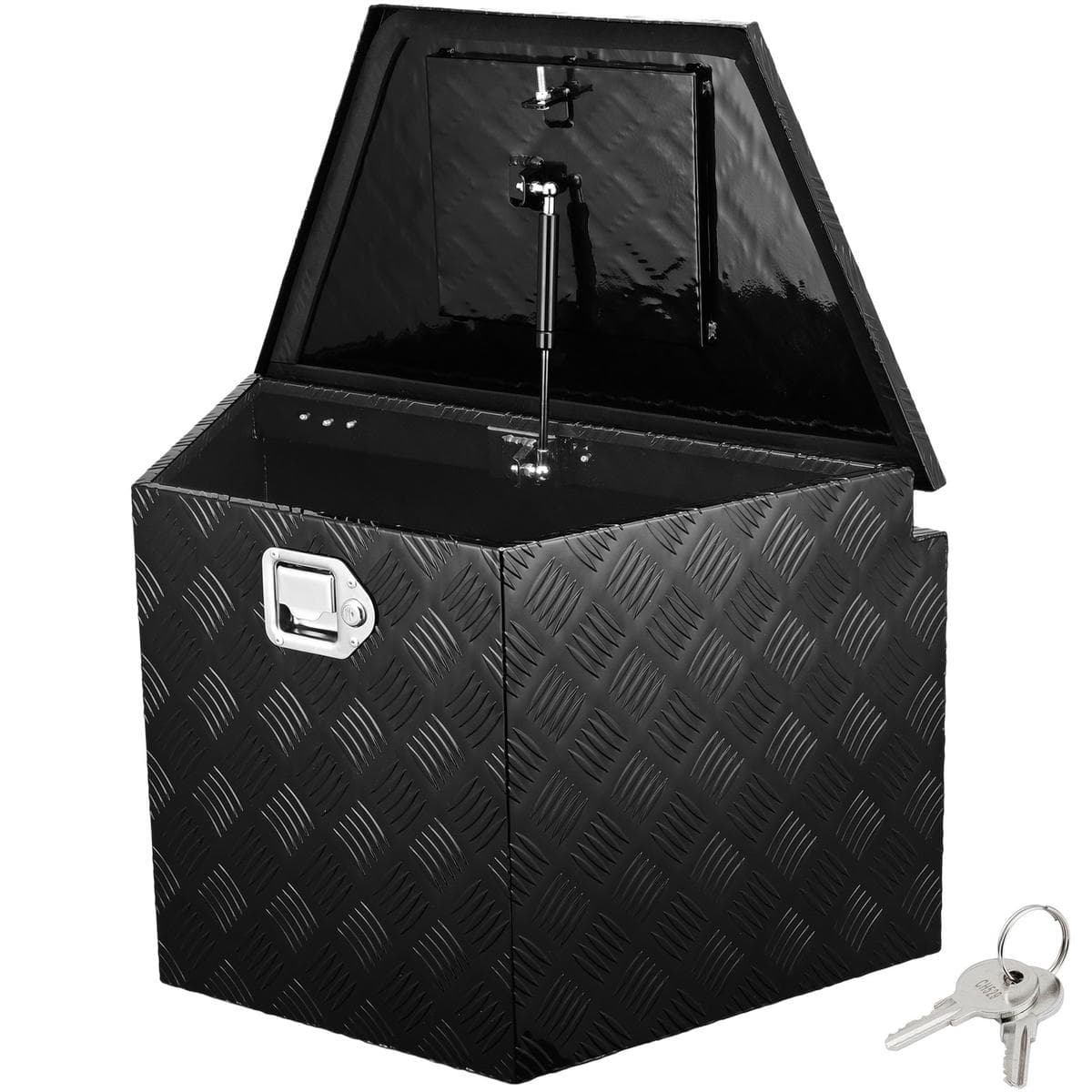 VEVOR Trailer Tongue Box, Aluminum Alloy Diamond Plate Tongue Box Tool Chest, Heavy Duty Trailer Box Storage with Lock and Keys, for Pickup Truck, RV, Trailer, 737 x 410 x 460 mm/29x16.5x18inch 1 VEVOR Trailer Tongue Box, Aluminum Alloy Diamond Plate Tongue Box Tool Chest, Heavy Duty Trailer Box Storage with Lock and Keys, for Pickup Truck, RV, Trailer, 737 x 410 x 460 mm/29x16.5x18inch