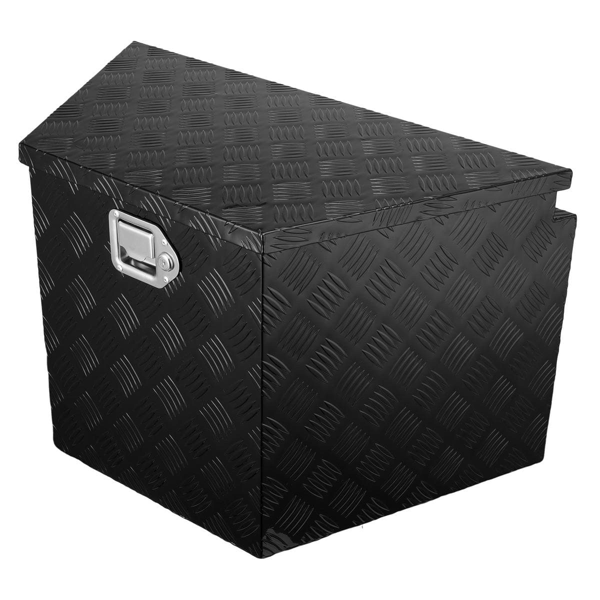 VEVOR Trailer Tongue Box, Aluminum Alloy Diamond Plate Tongue Box Tool Chest, Heavy Duty Trailer Box Storage with Lock and Keys, for Pickup Truck, RV, Trailer, 737 x 410 x 460 mm/29x16.5x18inch 9 VEVOR Trailer Tongue Box, Aluminum Alloy Diamond Plate Tongue Box Tool Chest, Heavy Duty Trailer Box Storage with Lock and Keys, for Pickup Truck, RV, Trailer, 737 x 410 x 460 mm/29x16.5x18inch - Image 9