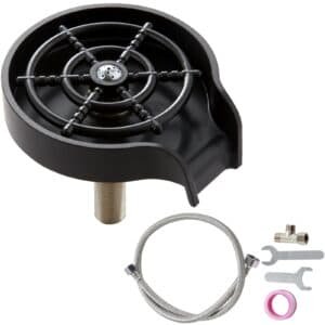 VEVOR Glass Rinser, 10 Powerful Spraying Jets Rotating Cup Rinser for Sink, Wearproof ABS Kitchen Sink Faucet Cup Washer & ABS Cup Holder for Baby Bottle, Glass Cup, Wine Glass (Black Base) 9 VEVOR Glass Rinser, 10 Powerful Spraying Jets Rotating Cup Rinser for Sink, Wearproof ABS Kitchen Sink Faucet Cup Washer & ABS Cup Holder for Baby Bottle, Glass Cup, Wine Glass (Black Base) | Fitness Equipment Store