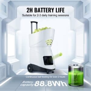 VEVOR Tennis Ball Machine Automatic Portable Ball Launcher Training Practice 4 VEVOR Tennis Ball Machine Automatic Portable Ball Launcher Training Practice | Fitness Equipment Store