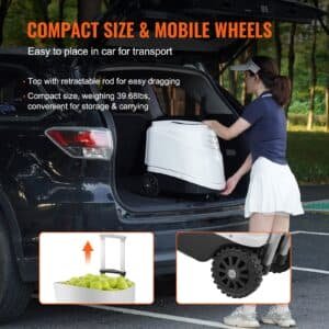 VEVOR Tennis Ball Machine Automatic Portable Ball Launcher Training Practice 5 VEVOR Tennis Ball Machine Automatic Portable Ball Launcher Training Practice | Fitness Equipment Store