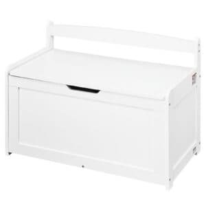 VEVOR Kids Toy Storage Bench Wooden Toy Box Chest 32.68 x 17.91 x 24.02" White 9 VEVOR Kids Toy Storage Bench Wooden Toy Box Chest 32.68 x 17.91 x 24.02" White | Fitness Equipment Store