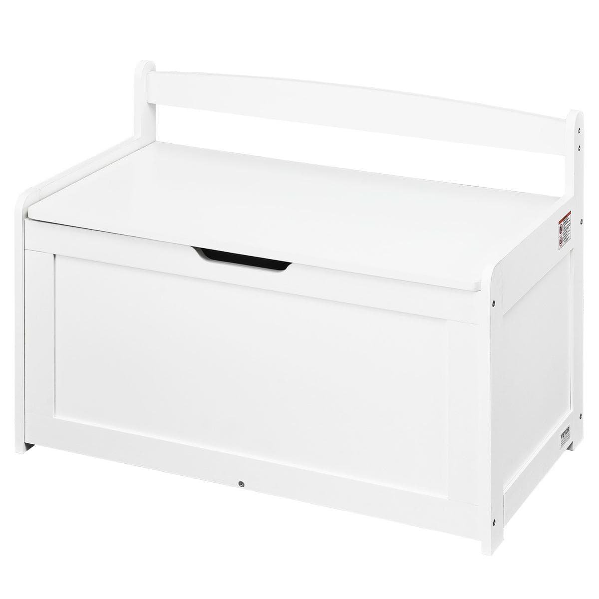 V952-XTETCWDYHLBC1UNIRV0-202508011830-08.jpg VEVOR Kids Toy Storage Bench Wooden Toy Box Chest 32.68 x 17.91 x 24.02" White | Fitness Equipment Store