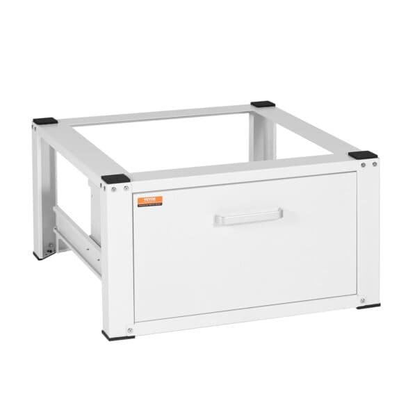 VEVOR Laundry Pedestal 686mmmW x 366mmH, Washer And Dryer Base Stand Platform Universal Fit 299kg Capacity, Heavy Duty Multi-Functional Base for Washing Machine with Drawer & Rich Accessories | Fitness Equipment Store