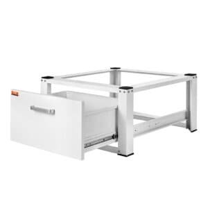 VEVOR Laundry Pedestal 686mmmW x 366mmH, Washer And Dryer Base Stand Platform Universal Fit 299kg Capacity, Heavy Duty Multi-Functional Base for Washing Machine with Drawer & Rich Accessories | Fitness Equipment Store