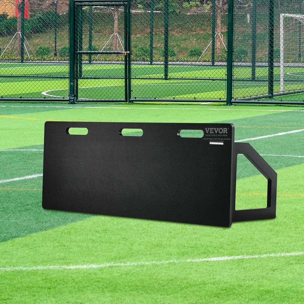 VEVOR Soccer Rebounder Board, 115x45 cm Portable Soccer Wall with 2 Angles Rebound, Foldable HDPE Kickback Rebound Board, Soccer Training Equipment for Kids and Adults, Passing & Shooting Practice 8 VEVOR Soccer Rebounder Board, 115x45 cm Portable Soccer Wall with 2 Angles Rebound, Foldable HDPE Kickback Rebound Board, Soccer Training Equipment for Kids and Adults, Passing & Shooting Practice - Image 8