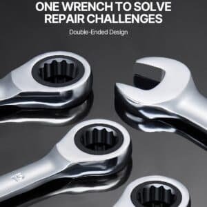 VEVOR Combination Wrench Set 8-Piece Metric 8 mm to 19 mm with Organizer Rack 5 VEVOR Combination Wrench Set 8-Piece Metric 8 mm to 19 mm with Organizer Rack | Fitness Equipment Store