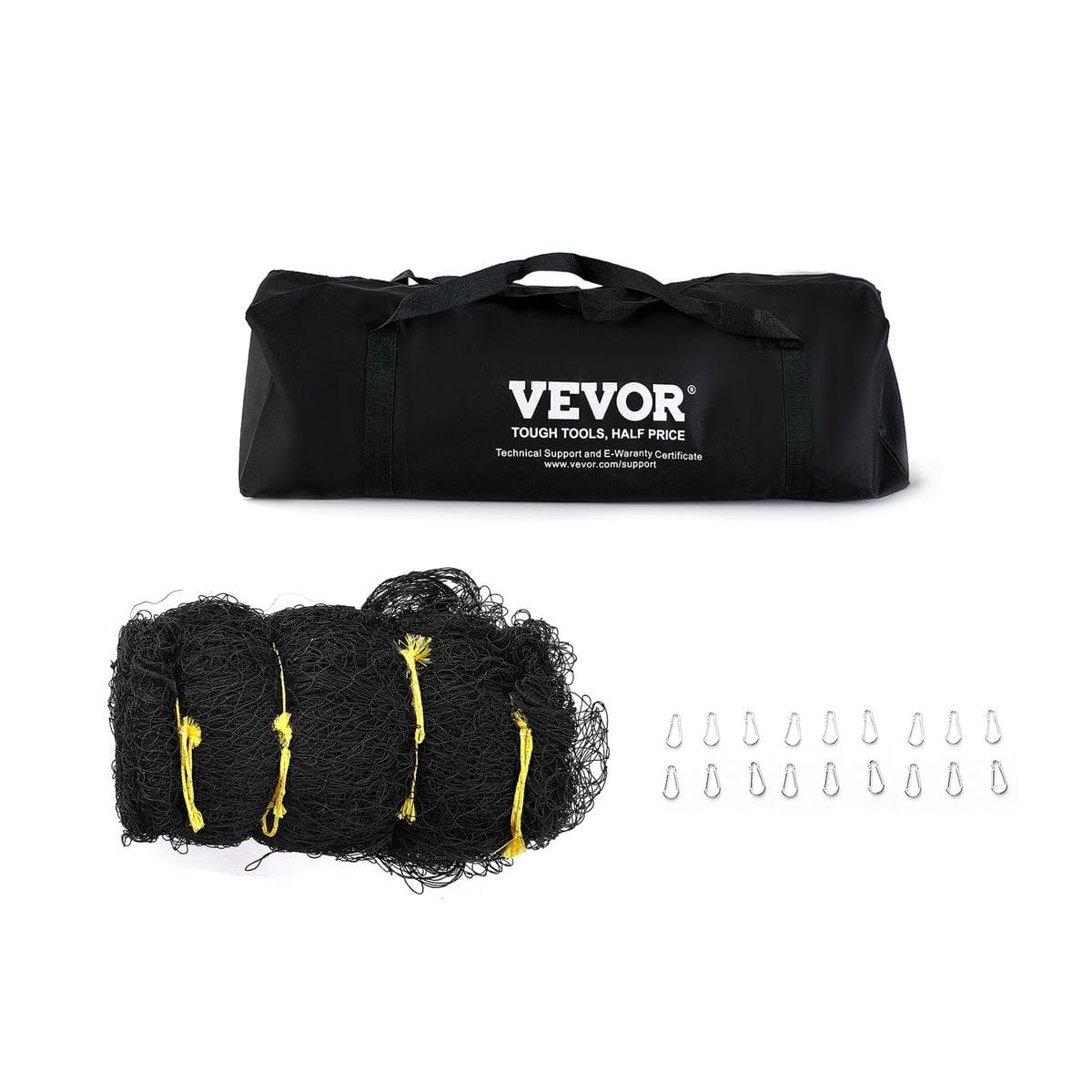 VEVOR Baseball Batting Netting, Professional Softball Baseball Batting Hitting Training Net, Practice Portable Pitching Cage Net with Door & Carry Bag, Heavy Duty Enclosed PE Netting,1676CM (NET ONLY) 9 VEVOR Baseball Batting Netting, Professional Softball Baseball Batting Hitting Training Net, Practice Portable Pitching Cage Net with Door & Carry Bag, Heavy Duty Enclosed PE Netting,1676CM (NET ONLY) - Image 9