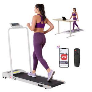 Everfit Treadmill Electric Walking Pad Under Desk Home Gym Fitness 380mm White
