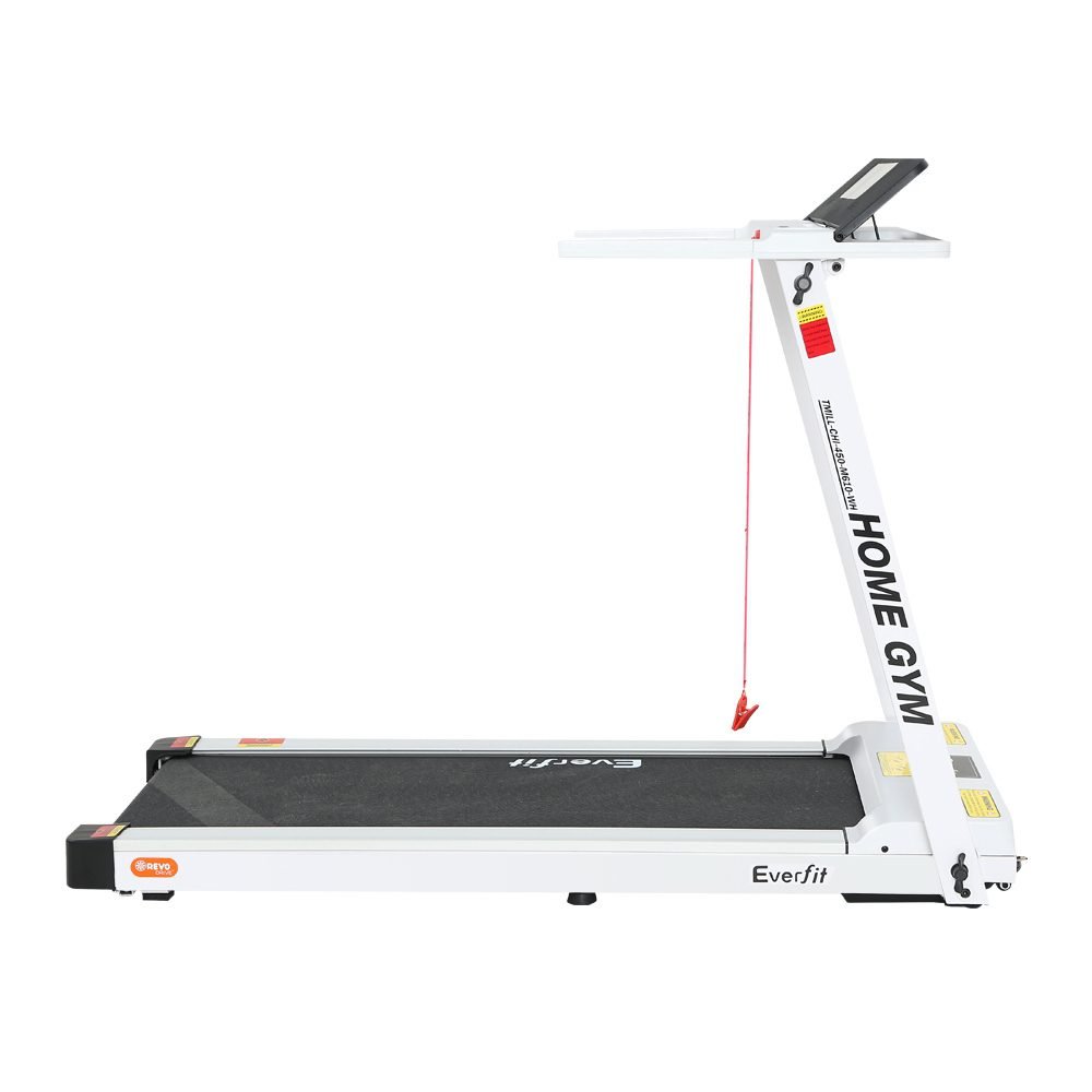 Everfit Treadmill Electric Home Gym Fitness Exercise Fully Foldable 450mm White 4 Everfit Treadmill Electric Home Gym Fitness Exercise Fully Foldable 450mm White - Image 4