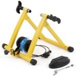 Everfit Bike Trainer Stand Indoor Riding Bicycle 6 Level Cycling Home Gym Yellow