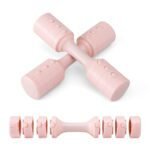 Everfit 2×2.5kg Adjustable Dumbbell Set Weights Set 4-in-1 Home Gym Workout Strength Training