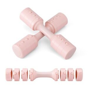 Everfit 2×2.5kg Adjustable Dumbbell Set Weights Set 4-in-1 Home Gym Workout Strength Training