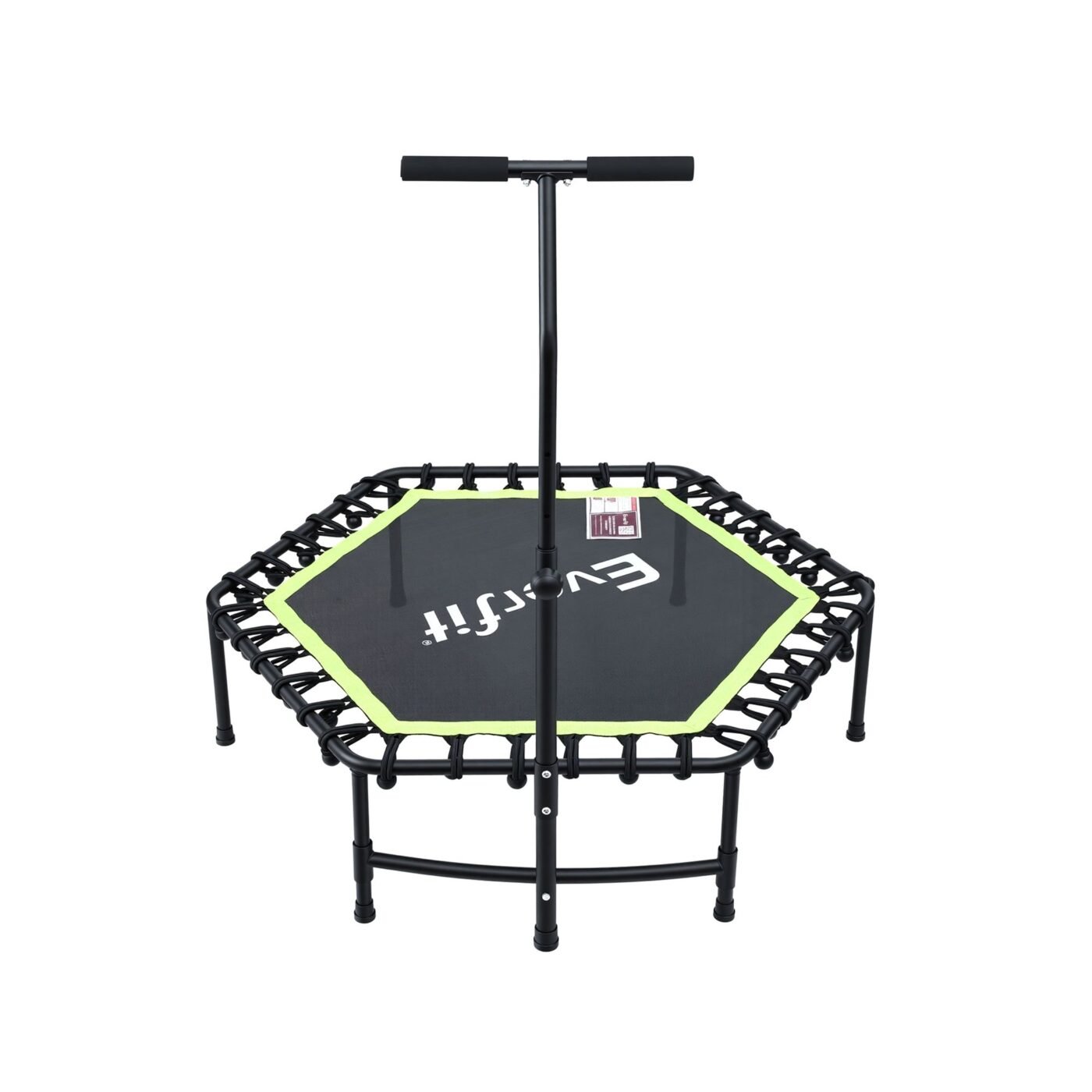 Everfit 48inch Hexagon Fitness Trampoline Rebounder Adjustable Handrail Green 3 Everfit 48inch Hexagon Fitness Trampoline Rebounder Adjustable Handrail Green - image 3