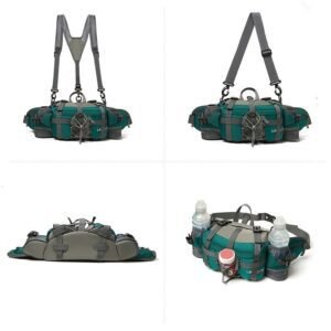 Bicycle Bag Cycling Bag Waist Chest Bag Bike Accessories High-Quality Bag – Olive – Size Regular