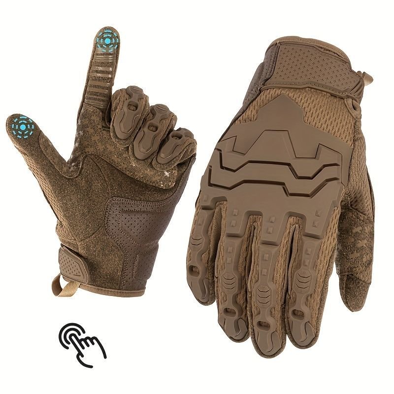 Men'S Full-Finger Gloves Tactical Gloves Touchscreen Gloves MTB Gloves Hiking - Black - Size XL 5 Men’S Full-Finger Gloves Tactical Gloves Touchscreen Gloves MTB Gloves Hiking – Black – Size XL - image 5