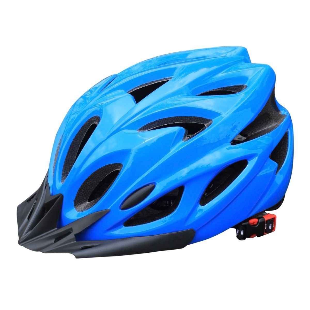 Mountain Bike Helmet Ultra-Breathable Cycling Helmet Integrated Helmet - Blue - Size L59-61CM 1 Mountain Bike Helmet Ultra-Breathable Cycling Helmet Integrated Helmet – Blue – Size L59-61CM