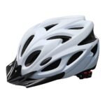 Mountain Bike Helmet Ultra-Breathable Cycling Helmet Integrated Helmet – White – Size L59-61CM