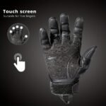 Cycling Gloves All-Round Protection Gloves Durable Cycling Gloves Ergonomic – Black – Size XL