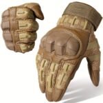 Cycling Gloves All-Round Protection Gloves Durable Cycling Gloves Ergonomic – Brown – Size L