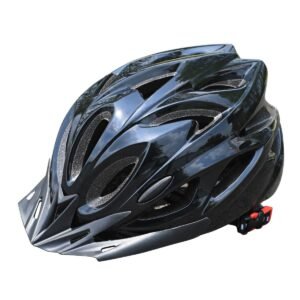 Mountain Bike Helmet Ultra-Breathable Cycling Helmet Integrated Helmet – Black – Size L59-61CM