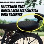 bicycle rear seat cushion, thickened seat, backrest for bicycle, road bicycle accessory, high quality bicycle parts, cycling comfort, bike seat cushion Australia