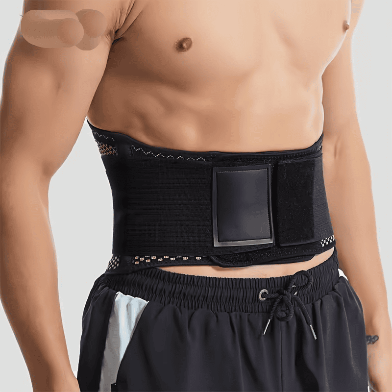 Black fitness waist belt, workout support belt, high quality fitness accessory, adjustable waist belt, gym belt, core support belt, Australia fitness gear, waist support for weightlifting 5 Black fitness waist belt, workout support belt, high quality fitness accessory, adjustable waist belt, gym belt, core support belt, Australia fitness gear, waist support for weightlifting - image 5