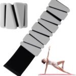 Wrist Weights Set of 2, Adjustable Silicone Workout Weights for Women and Men, Wearable Ankle/Wrist Weights Suitable for Yoga, Dance, Pilates, Pool Exercises and Jogging, 2lb（Grey）