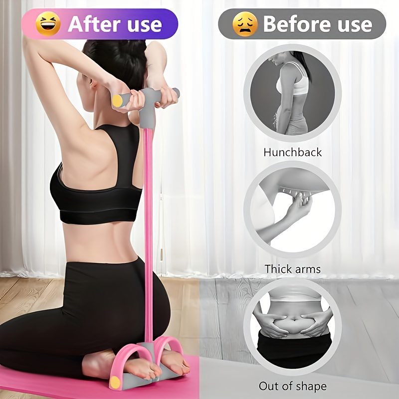Resistance Band Exerciser: Full-Body Workout, Easy Toning(SKY BLUE) 2 Resistance Band Exerciser: Full-Body Workout, Easy Toning(SKY BLUE) - image 2