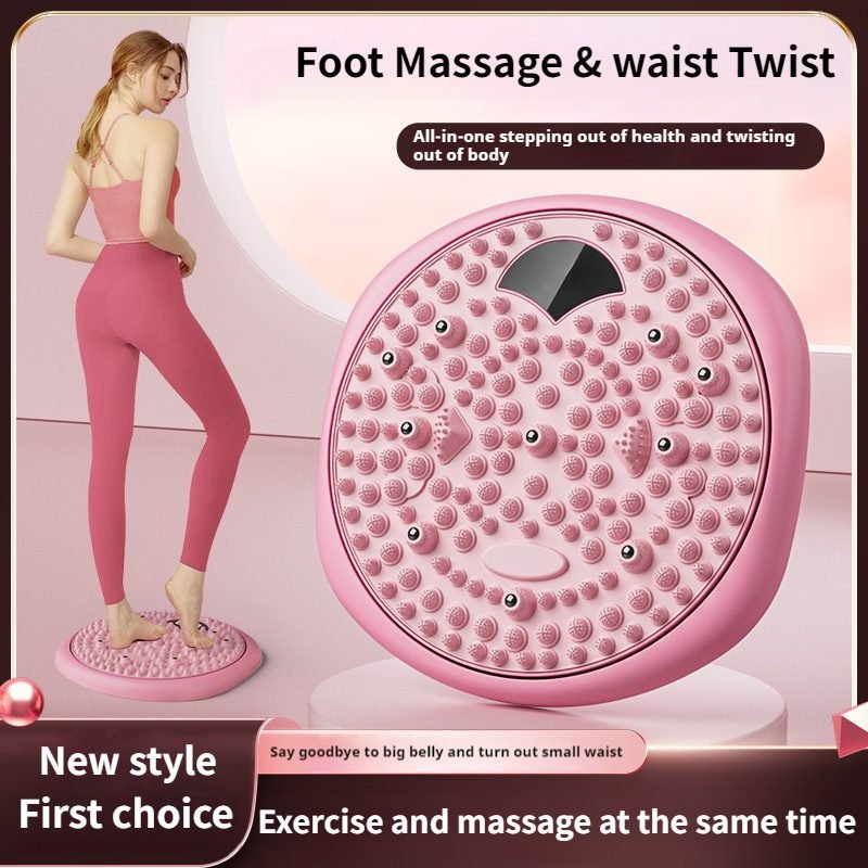 Magnetic Foot Massage & Waist Twisting Disc|Home Body-Shaping Fitness Equipment, Silent Anti-Slip Dual-Function, Promotes Circulation & Improves Sleep(pink) 2 Magnetic Foot Massage & Waist Twisting Disc|Home Body-Shaping Fitness Equipment, Silent Anti-Slip Dual-Function, Promotes Circulation & Improves Sleep(pink) - image 2