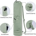 Green Yoga Mat Bag Yoga Accessories Pilates Bag Fitness Bag Yoga Essentials Durable