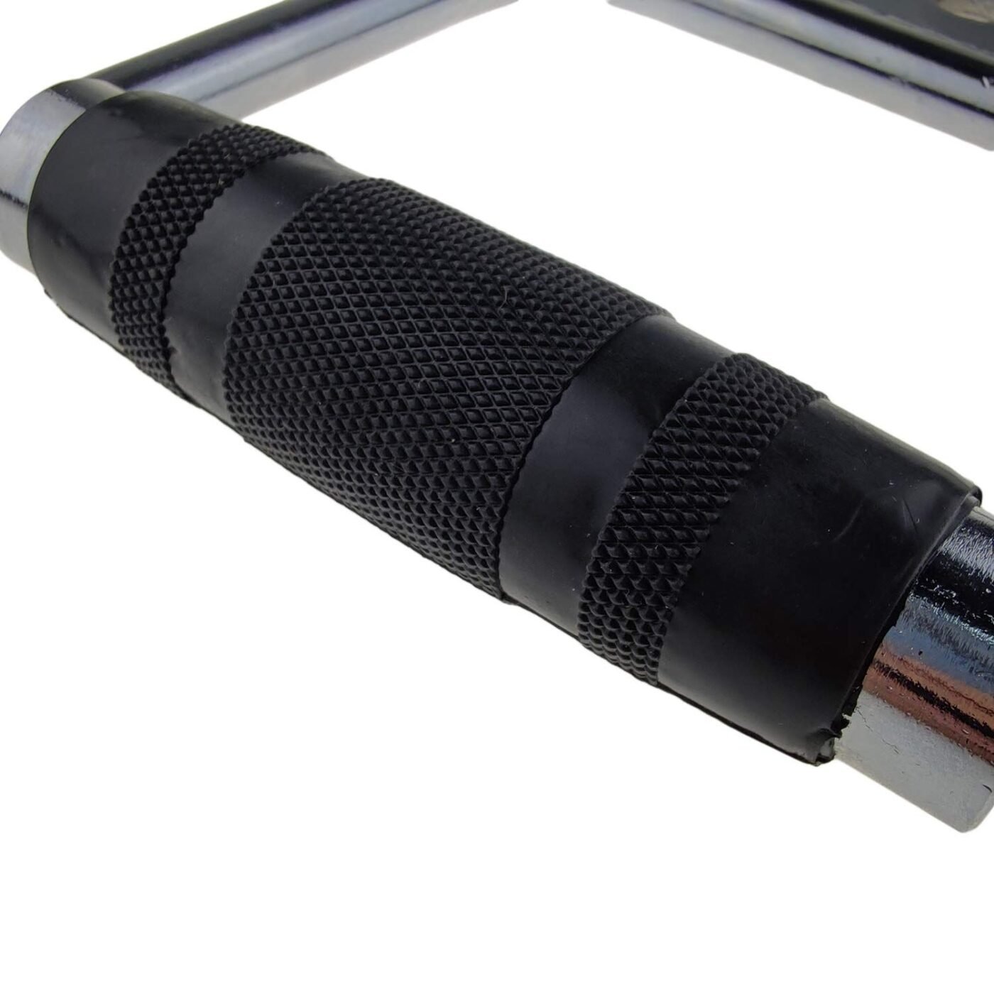 Solid D-Handle Cable Attachment for Home Gym & Cable Machine – Chrome-Finished Steel Bar with Anti-Slip Grip (Black) | 4 Solid D-Handle Cable Attachment for Home Gym & Cable Machine – Chrome-Finished Steel Bar with Anti-Slip Grip (Black) | - image 4
