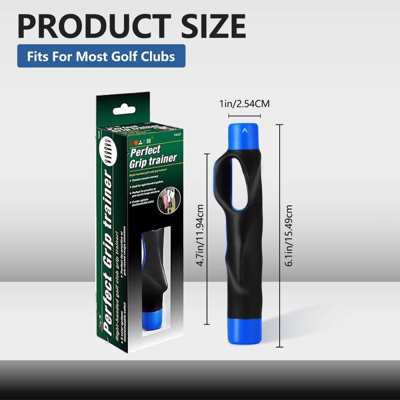 Golf Grip Trainer for Right-Handed Players – Correct Hand Position Tool with Non-Slip Rubber, Fits Most Clubs (Yellow) | Other Colors Available in Store 2 Golf Grip Trainer for Right-Handed Players – Correct Hand Position Tool with Non-Slip Rubber, Fits Most Clubs (Yellow) | Other Colors Available in Store - image 2