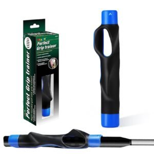 Golf Grip Trainer for Right-Handed Players – Correct Hand Position Tool with Non-Slip Rubber, Fits Most Clubs (Blue) | Other Colors Available in Store
