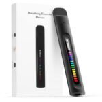 Portable Smart Breathing Trainer – Rechargeable Respiratory Exercise Device with LED Progress Bar | Boost Lung Capacity & Endurance for Athletes, Runners & Fitness Enthusiasts