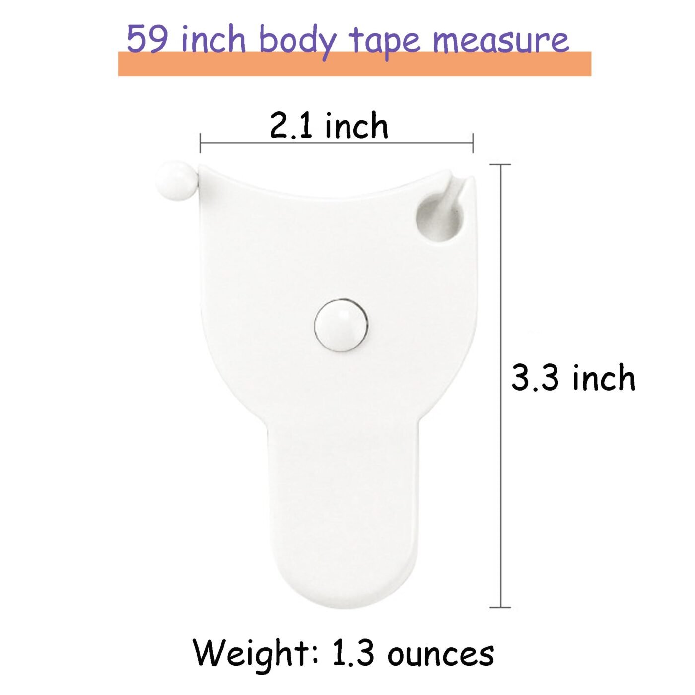 Soft Retractable Body Tape Measure for Fitness, Tailoring & Home Use – 60-Inch Dual-Scale Measuring Tape with Lock, 3-Pack of Identical Units (White) 2 Soft Retractable Body Tape Measure for Fitness, Tailoring & Home Use – 60-Inch Dual-Scale Measuring Tape with Lock, 3-Pack of Identical Units (White) - image 2