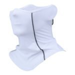 Christmas gift-Premium Ice Silk Neck Scarf Mask – Summer Cooling Essential – Breathable UV Protection – Reflective Design – Beat the Heat Comfortably（white）