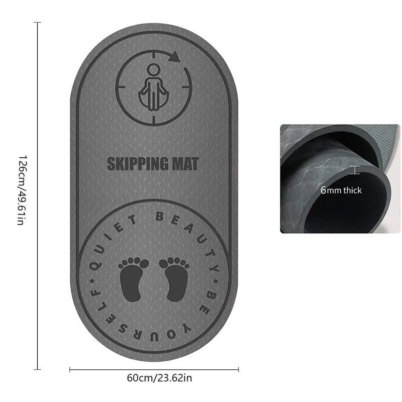High-Density Anti-Noise Jump Rope Mat 2 High-Density Anti-Noise Jump Rope Mat - image 2