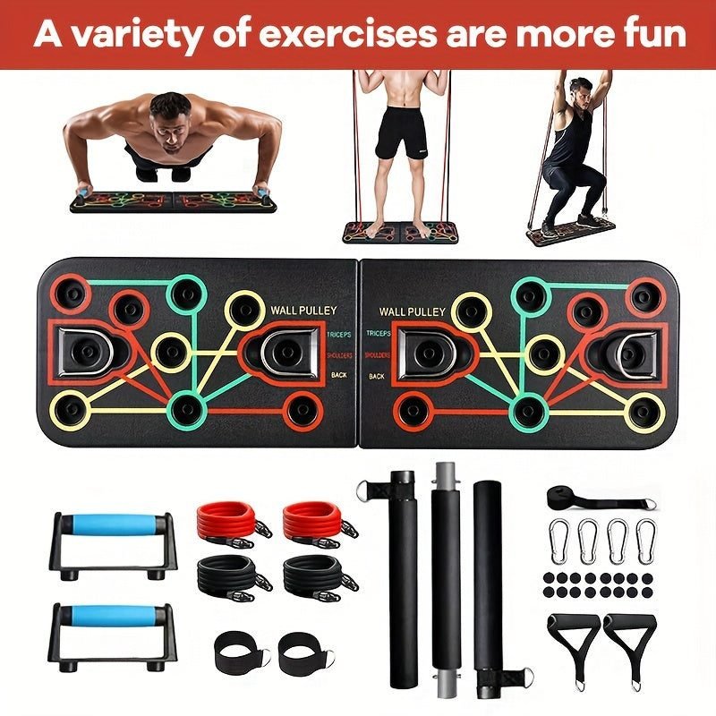 Push-Up Board Set with Resistance Bands 3 Push-Up Board Set with Resistance Bands - image 3