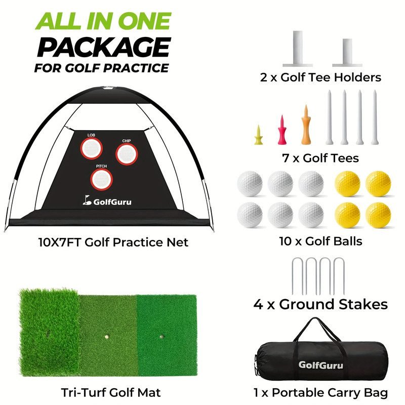 Golf Practice Net with Mat & Target 4 Golf Practice Net with Mat & Target - image 4