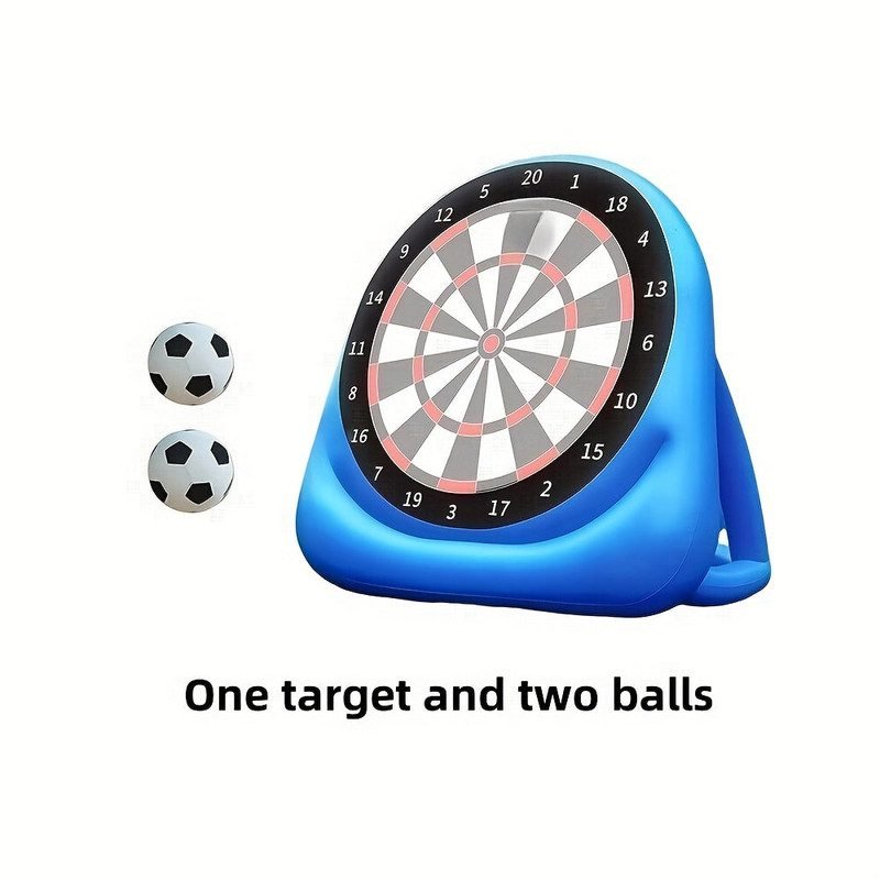 Inflatable Dart Board Game with 2 Soccer Balls 1 Inflatable Dart Board Game with 2 Soccer Balls