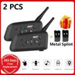 1200M Bluetooth Motorcycle Helmet Intercom Headset