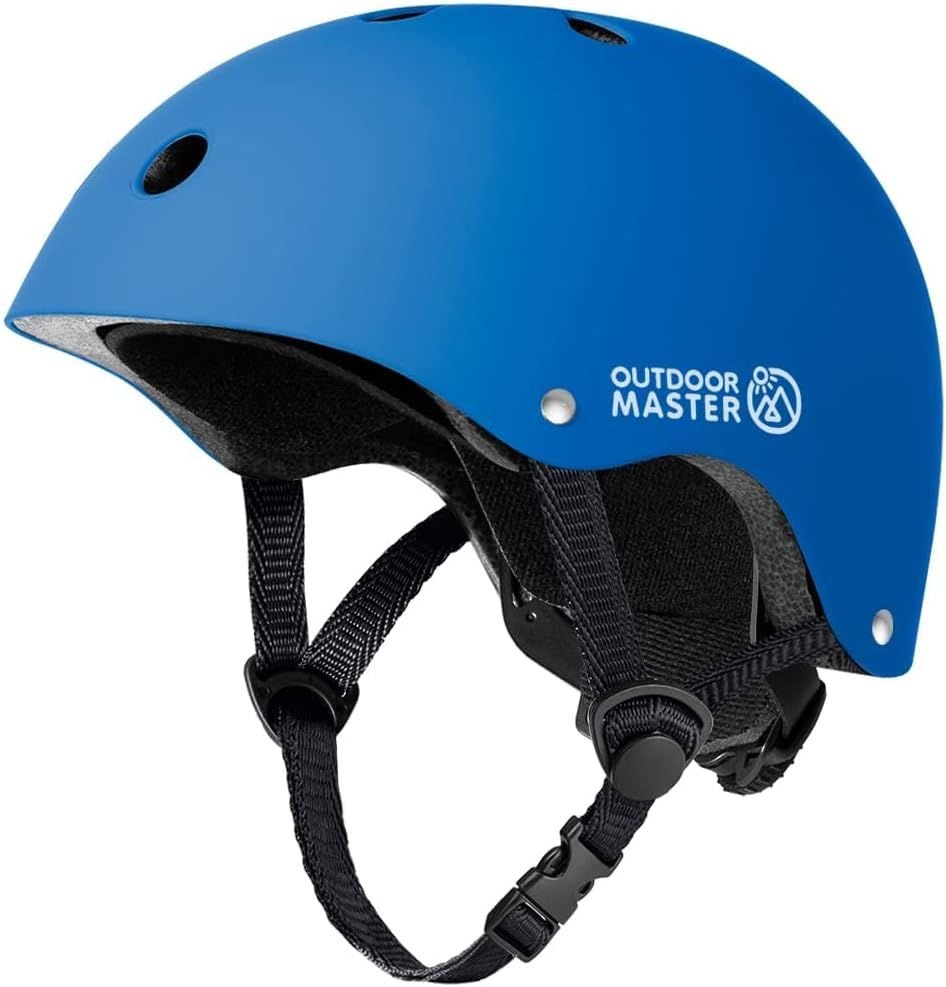 OutdoorMaster Youth & Kids Bike Helmet - Adjustable Multi-Sports Skateboard Helmet with Removable Liners for Balance Bike, Toddler Scooter, One Wheel Hoverboard-Blue-M 1 OutdoorMaster Youth & Kids Bike Helmet – Adjustable Multi-Sports Skateboard Helmet with Removable Liners for Balance Bike, Toddler Scooter, One Wheel Hoverboard-Blue-M