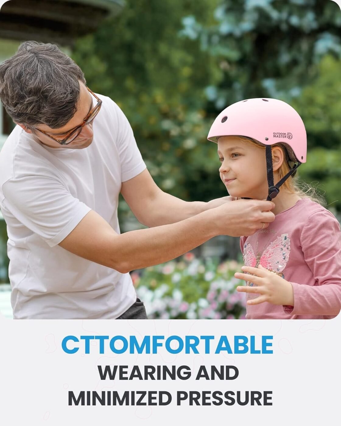 OutdoorMaster Youth & Kids Bike Helmet - Adjustable Multi-Sports Skateboard Helmet with Removable Liners for Balance Bike, Toddler Scooter, One Wheel Hoverboard-Light Pink-Small 2 OutdoorMaster Youth & Kids Bike Helmet – Adjustable Multi-Sports Skateboard Helmet with Removable Liners for Balance Bike, Toddler Scooter, One Wheel Hoverboard-Light Pink-Small - image 2