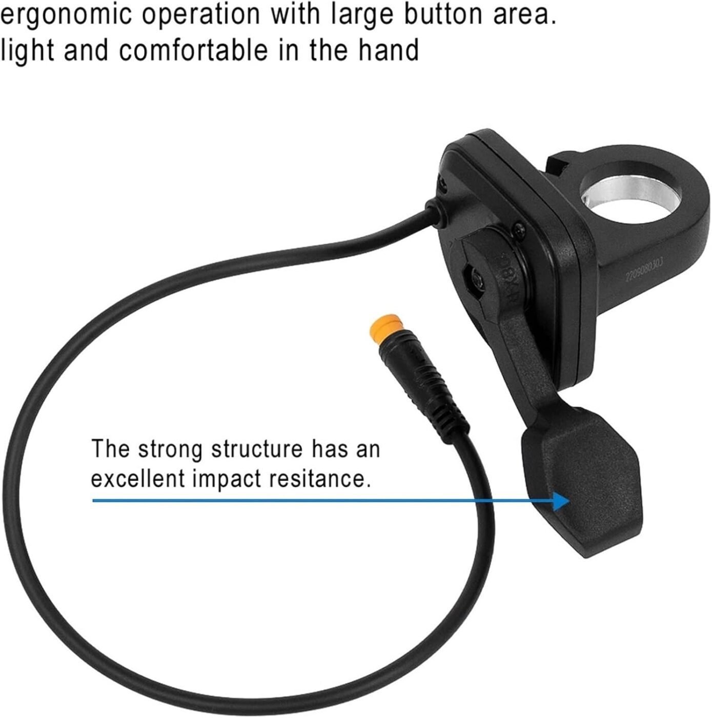 Thumb Throttle Waterproof Controls The Accelerator Compatible with Kaabo Wolf Warrior/King GT Pro Electric Scooter Replacement Accessories, Black 2 Thumb Throttle Waterproof Controls The Accelerator Compatible with Kaabo Wolf Warrior/King GT Pro Electric Scooter Replacement Accessories, Black - image 2