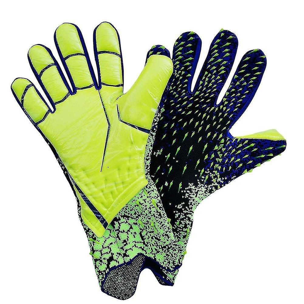 Football Goalkeeper Gloves for Kids Durable Green Size 6 4 Football Goalkeeper Gloves for Kids Durable Green Size 6 - Image 4