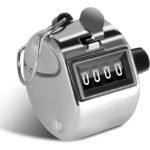4 Digit Manual Counter Passage Counter For People Counter, Golf Sport, Trainer School