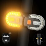 Bike Tail Light With Turn Signals – Split Wireless Remote Control For Cycling Rechargeable 5 Modes Safety Warning