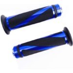 2 pcs Motorcycle Handlebar Grips 22Mm 7/8″ Rubber Anti-Slip Universal For Motorcycle Scooter Quad Cruiser Off ROad